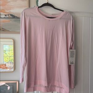 Lululemon Athletica Light Pink Long Sleeve Top